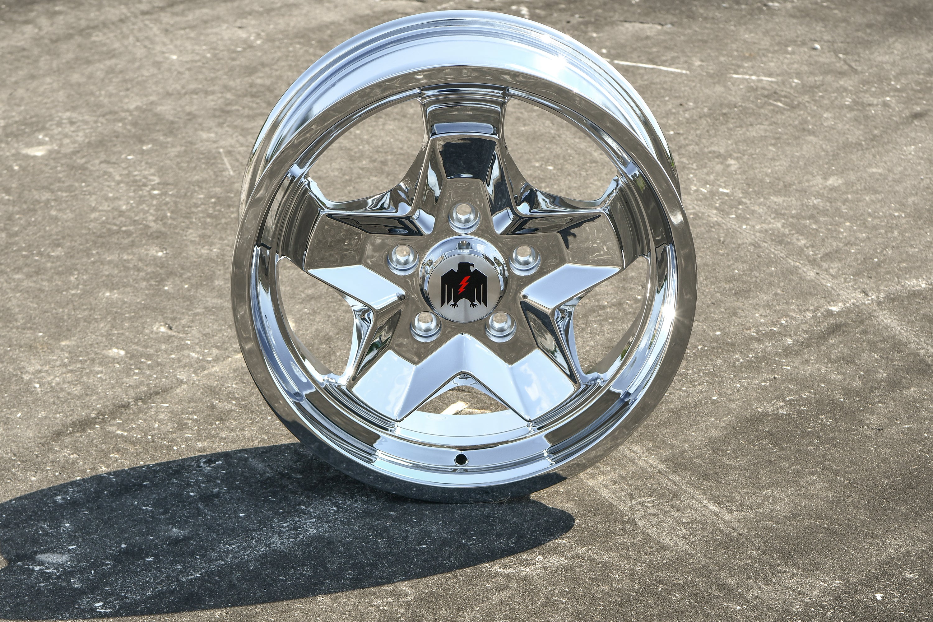 Klassik Rader 944 "Cookie Cutter" ATS Style Replica Wheels 17x7.0 in Chrome Plated Finish for Classic VW Volkswagen & Porsche in Bolt Patterns 4x130 & 5x130
