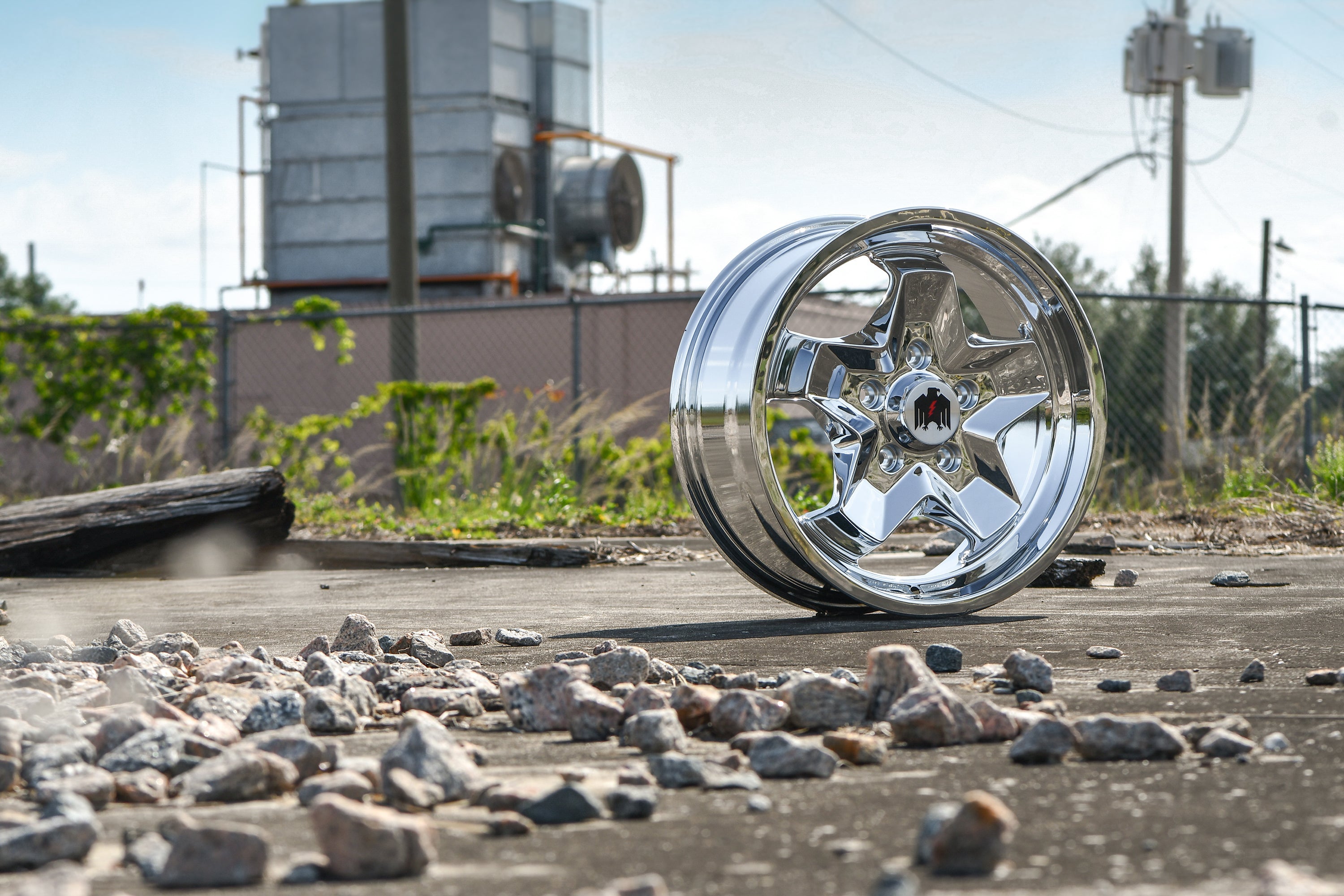 Klassik Rader 944 "Cookie Cutter" ATS Style Replica Wheels 17x7.0 in Chrome Plated Finish for Classic VW Volkswagen & Porsche in Bolt Patterns 4x130 & 5x130