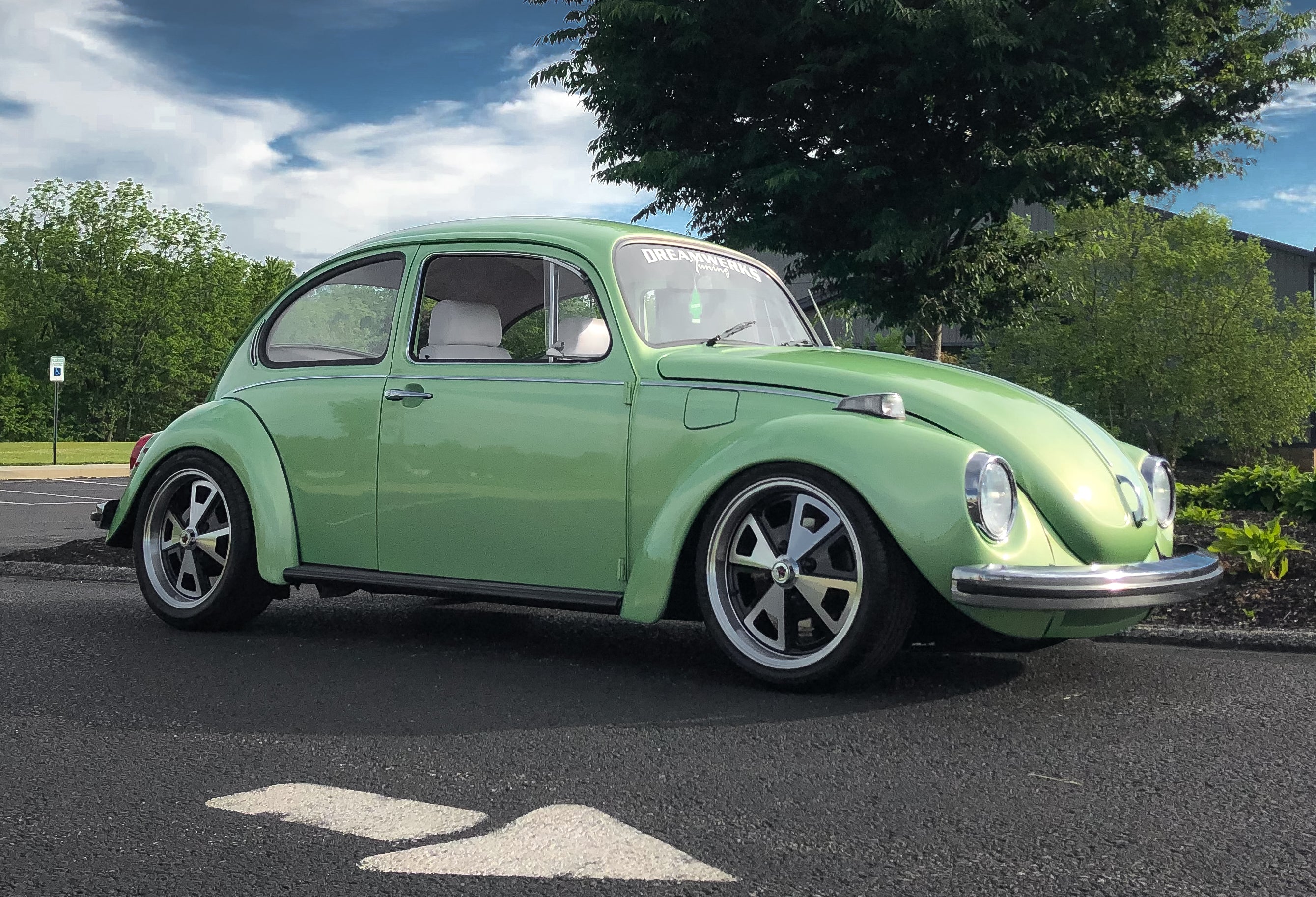 Klassik Rader 914 Wheel Rims Mini Fuchs Replica Porsche 914 Model 17x7.0 in 4x130 Gloss Black Machined Face Volkswagen Super Beetle