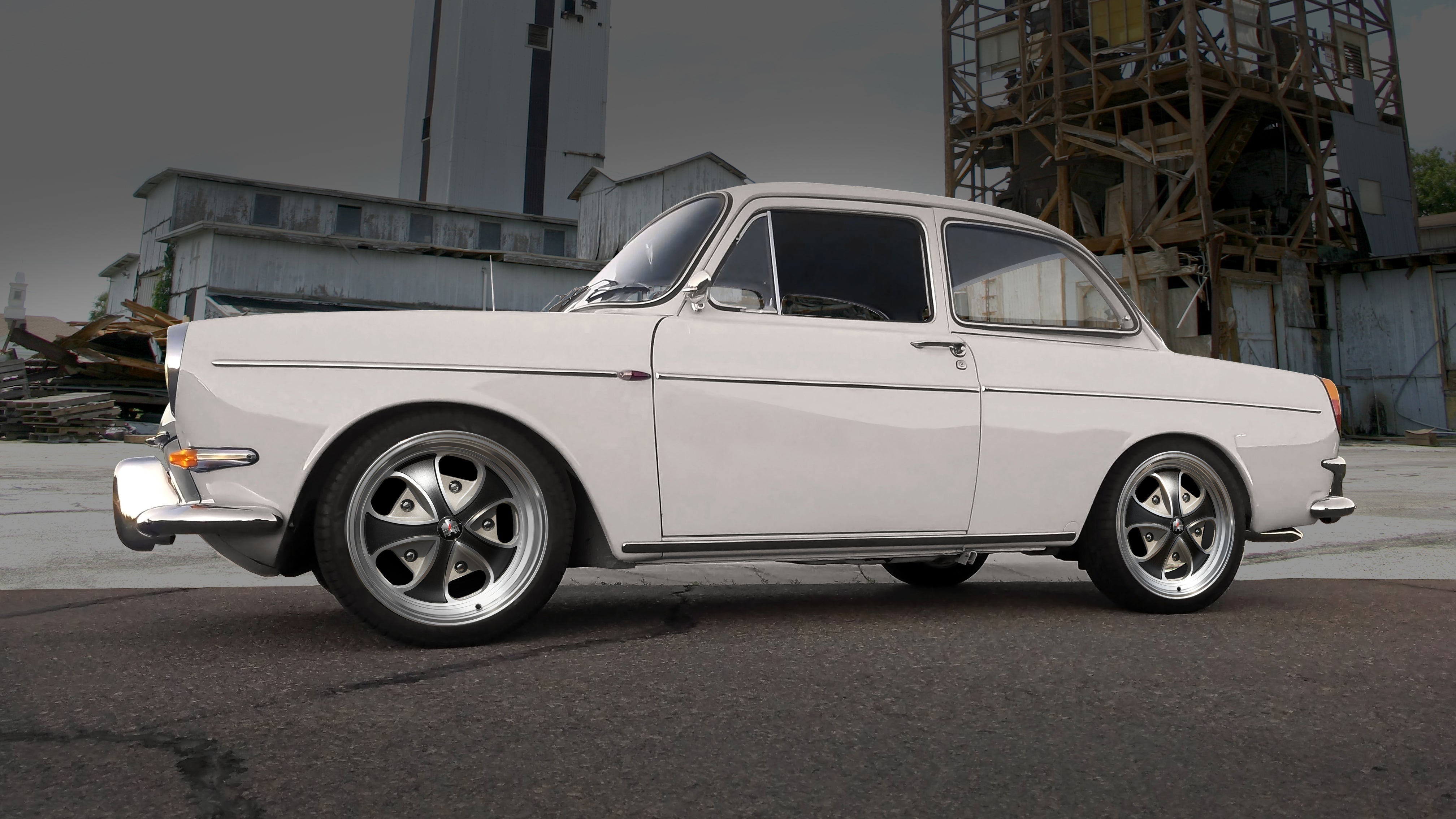 Klassik Rader Falcon RDW Randar Iron Cross Style Replica 15x5.5 & 17x7.0 for Classic Beetle, Karmann Ghia, Type 2, & Type 3