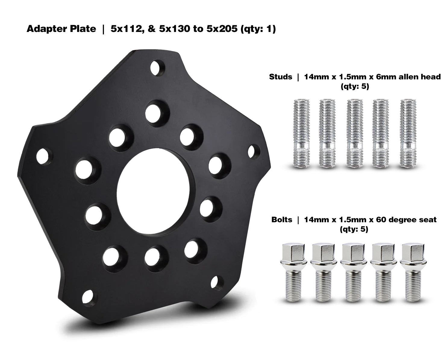 Klassik Rader VW & Porsche Adapter Kits for 5x205 to 4x130, 5x112, & 5x130