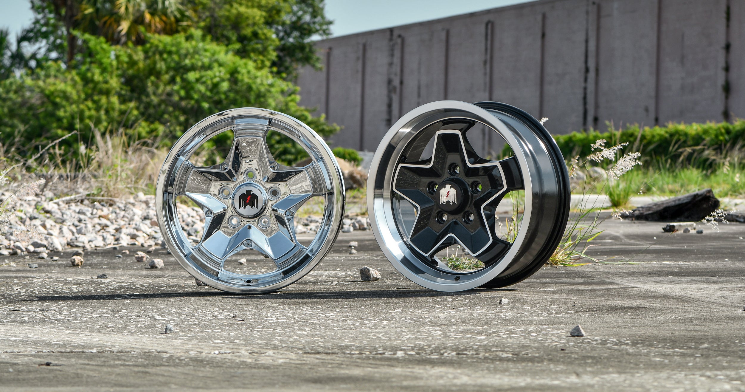 klassik rader wheels 944 chrome and black machined face old warehouse