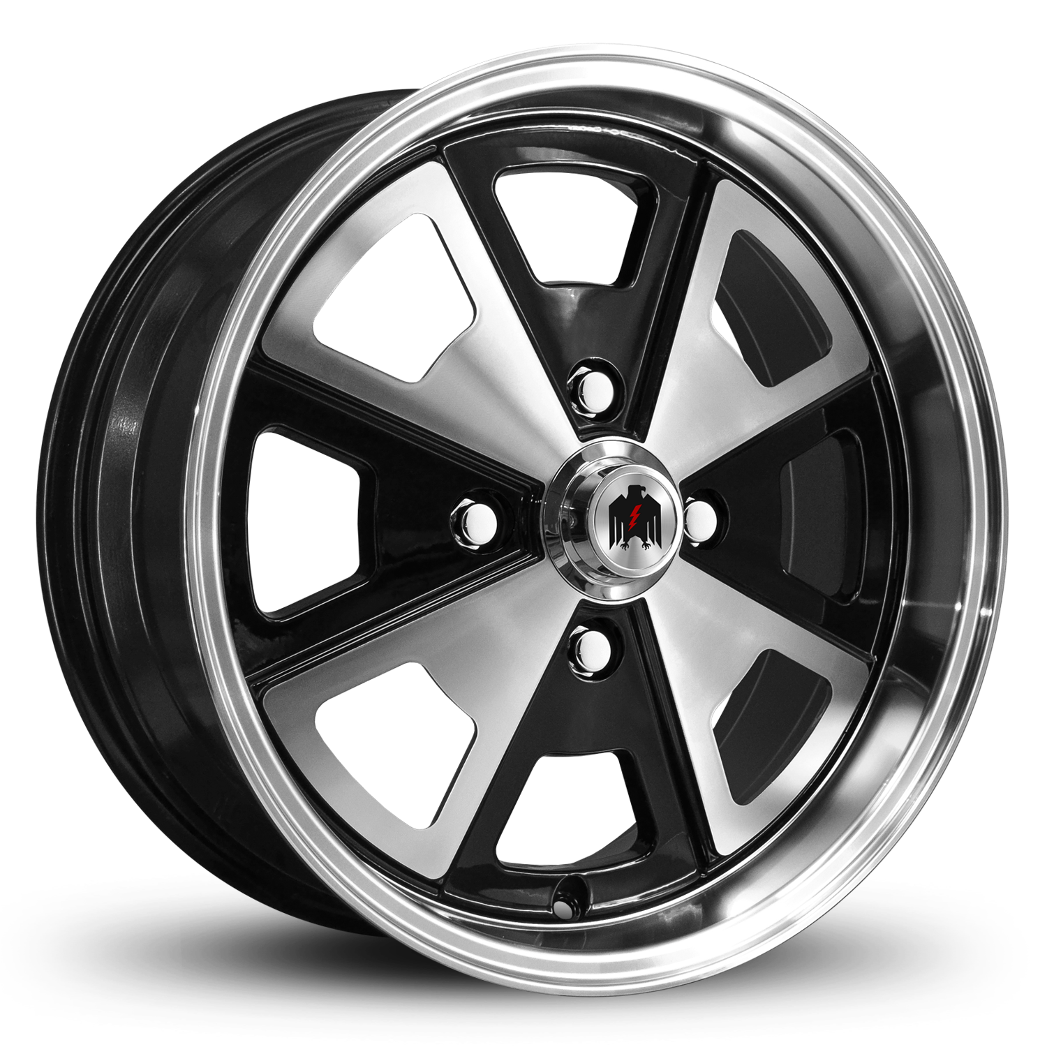 Klassik Rader Classic Car Wheels 17x7.0 | 4x130 | et40mm | 5.6 in | 80.9mm Klassik Rader Porsche 914 Wheels | Gloss Black Machined